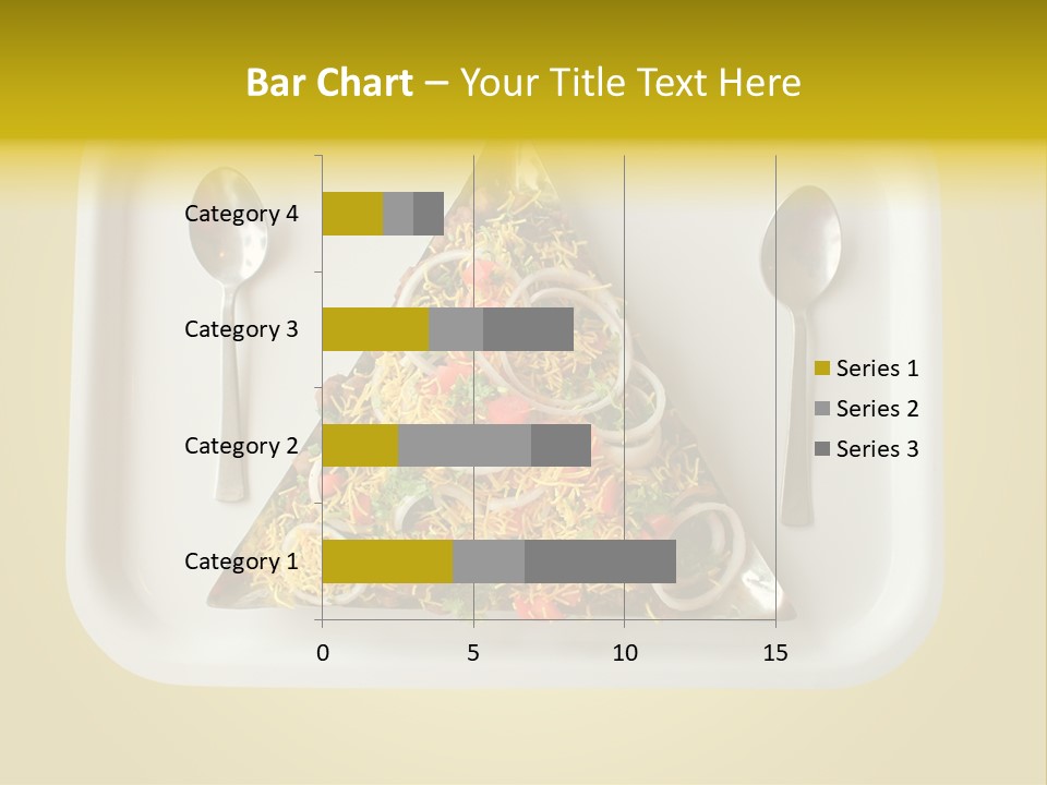 Chutney Isolated Pakodi PowerPoint Template