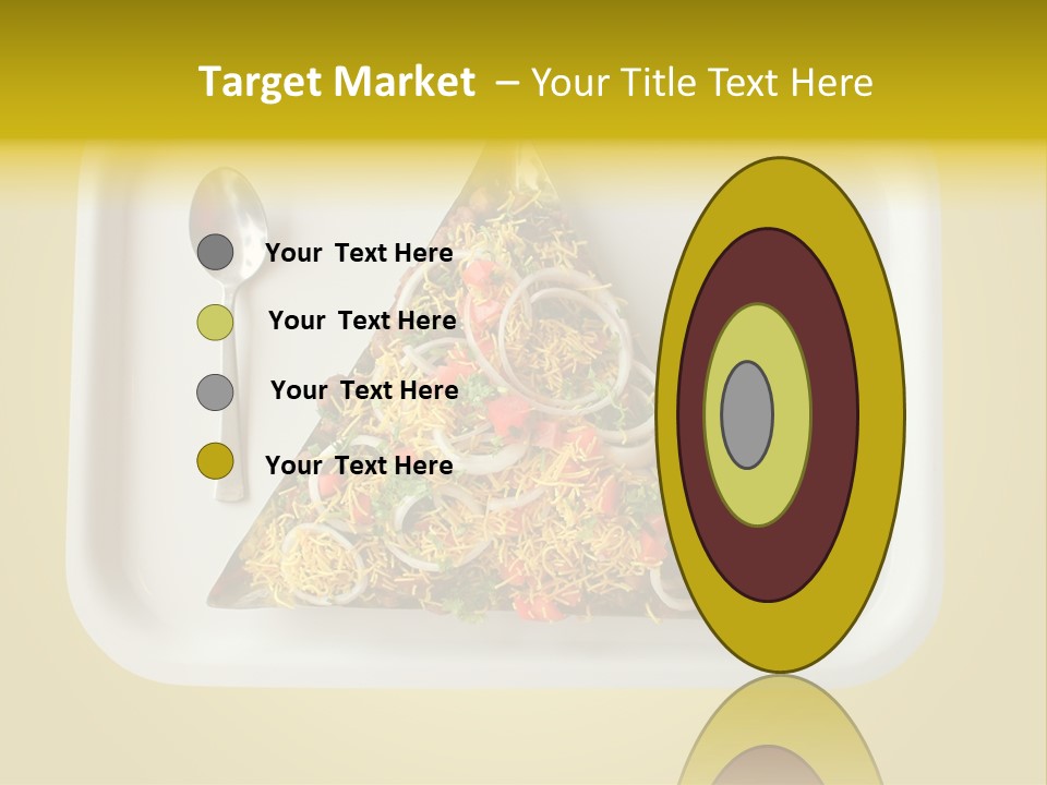 Chutney Isolated Pakodi PowerPoint Template