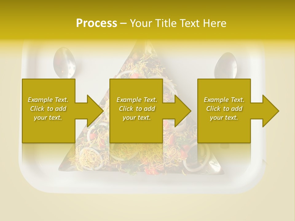 Chutney Isolated Pakodi PowerPoint Template