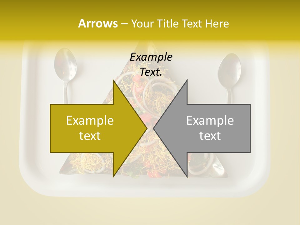 Chutney Isolated Pakodi PowerPoint Template