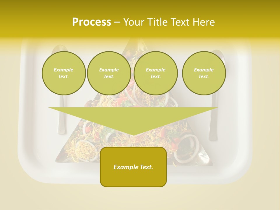 Chutney Isolated Pakodi PowerPoint Template