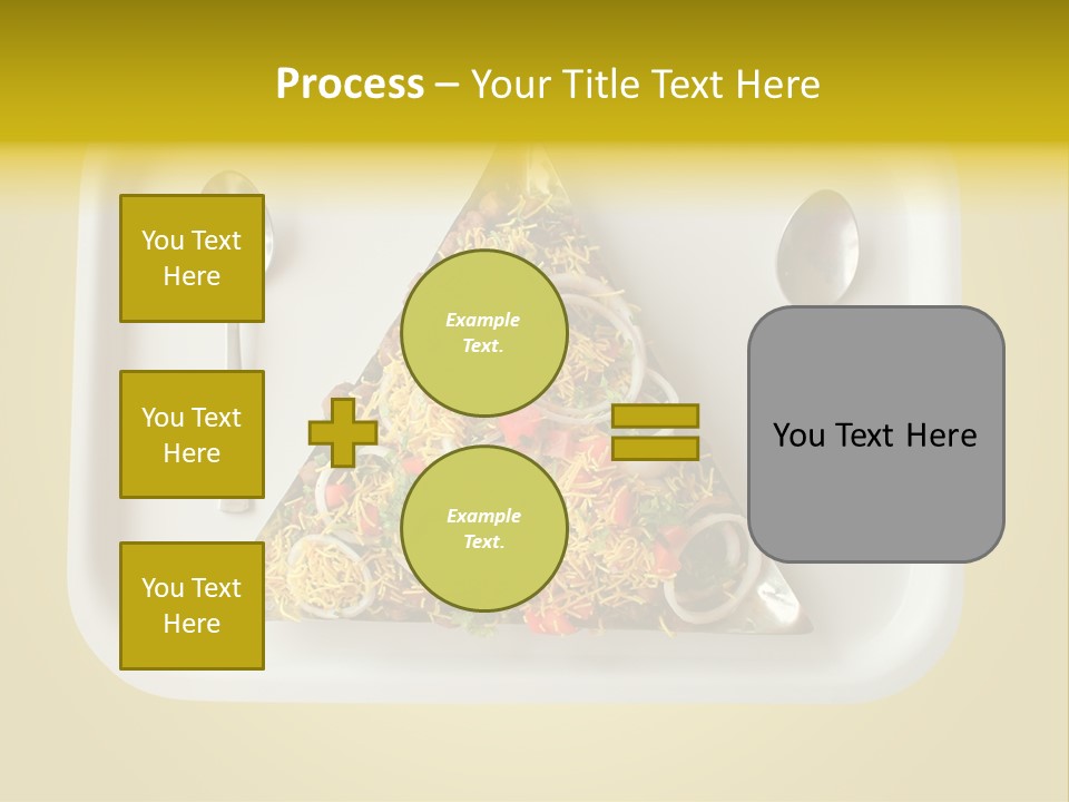 Chutney Isolated Pakodi PowerPoint Template