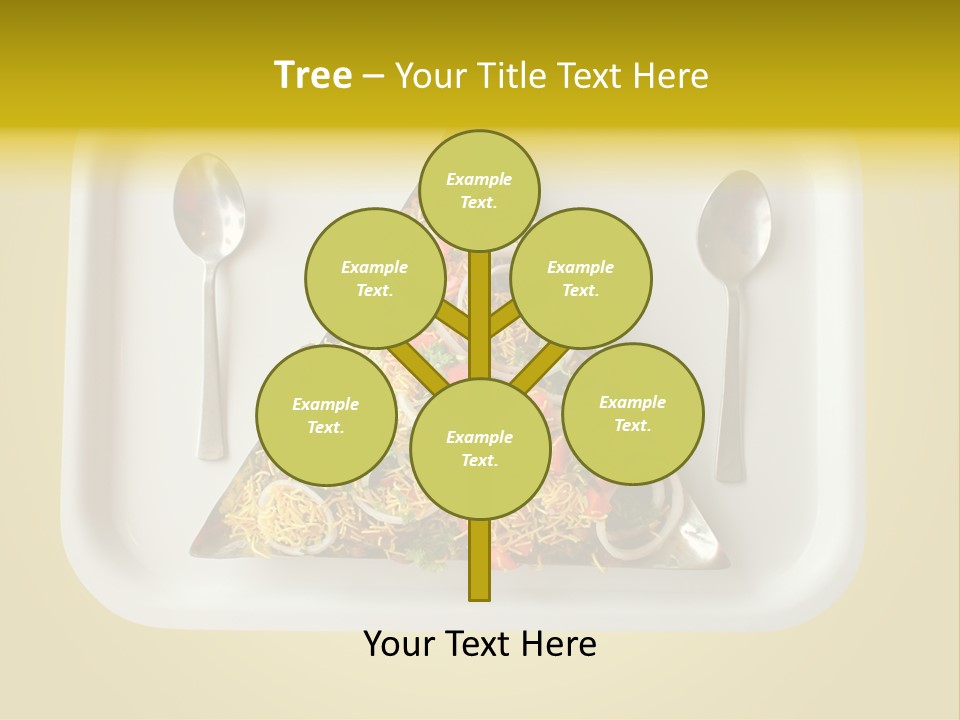 Chutney Isolated Pakodi PowerPoint Template