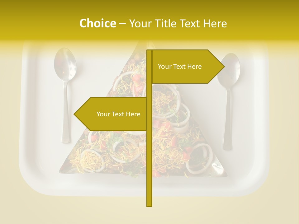 Chutney Isolated Pakodi PowerPoint Template