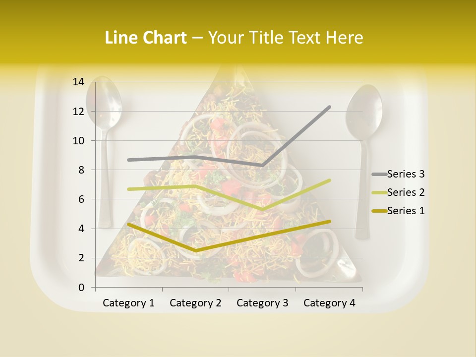 Chutney Isolated Pakodi PowerPoint Template