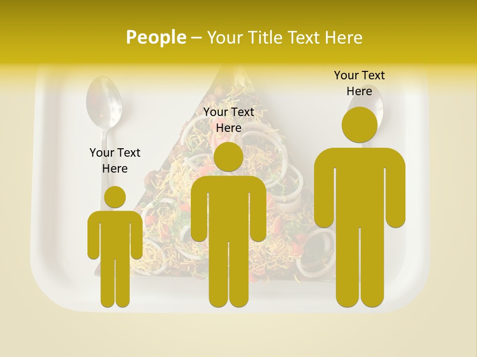 Chutney Isolated Pakodi PowerPoint Template