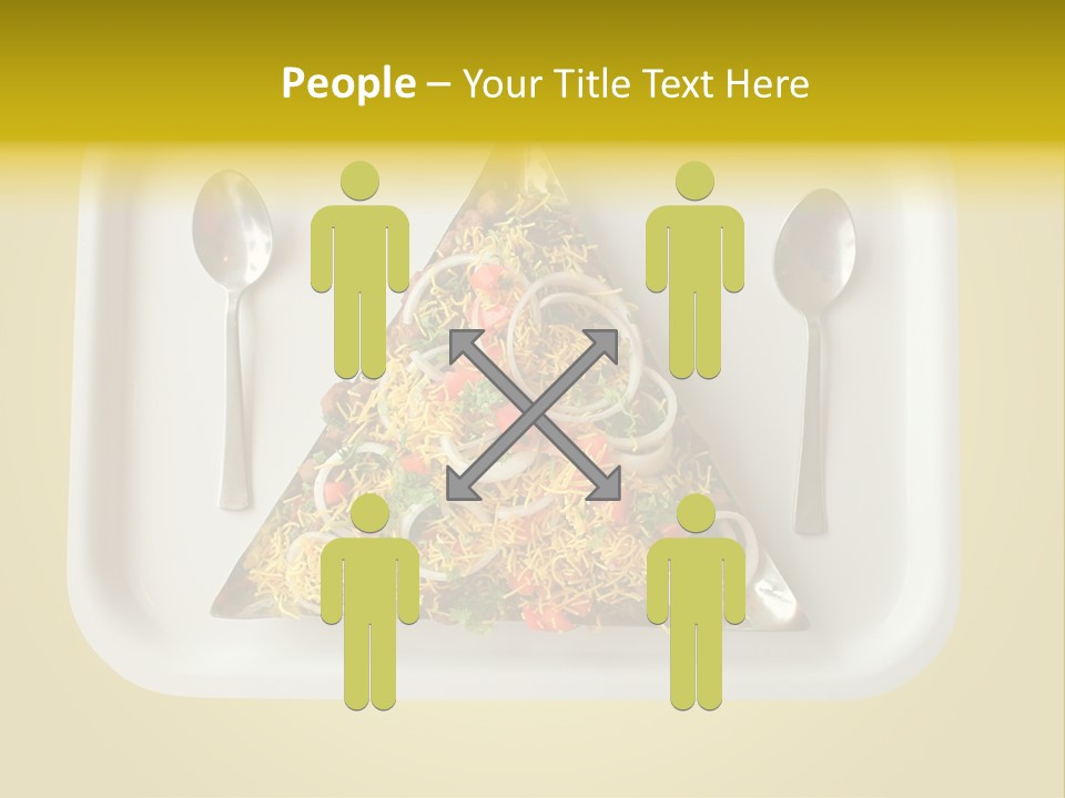 Chutney Isolated Pakodi PowerPoint Template