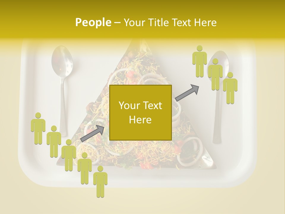 Chutney Isolated Pakodi PowerPoint Template