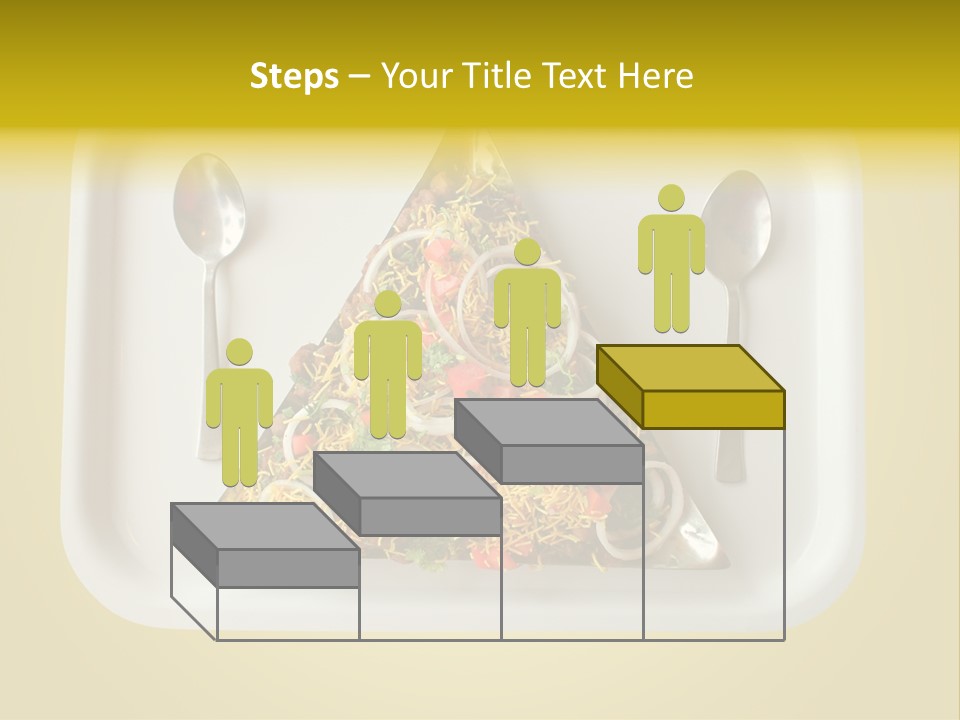 Chutney Isolated Pakodi PowerPoint Template