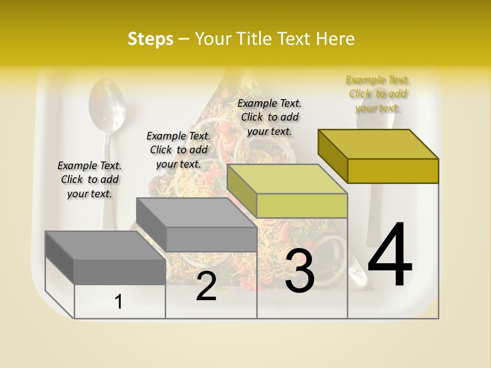 Chutney Isolated Pakodi PowerPoint Template