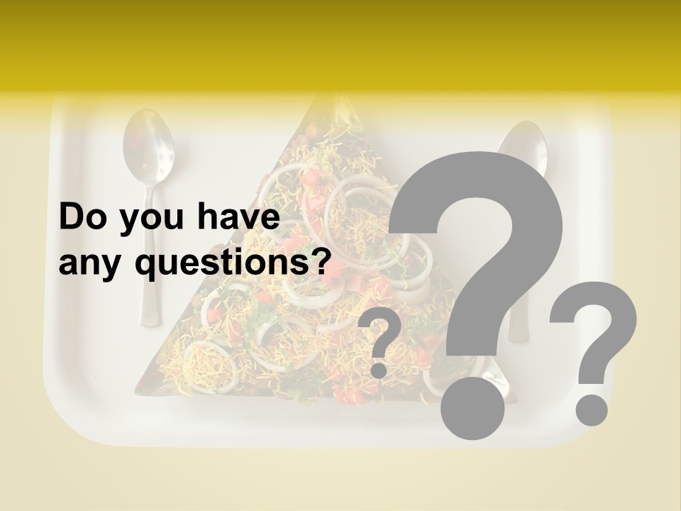 Chutney Isolated Pakodi PowerPoint Template