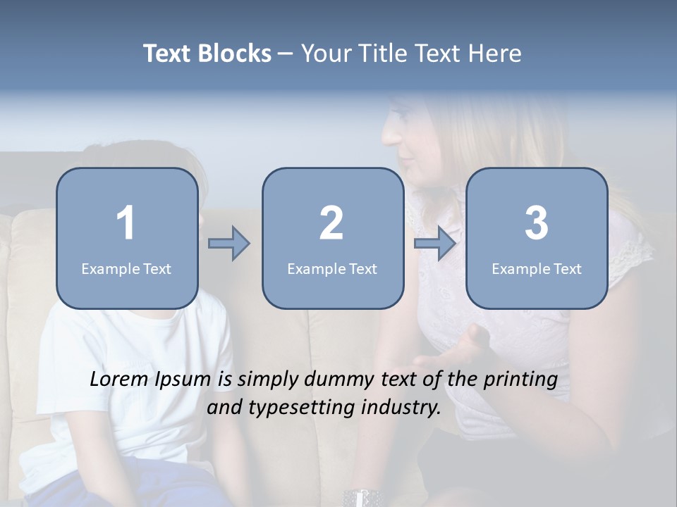 Person Boy Obedience PowerPoint Template