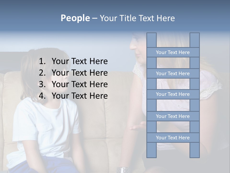Person Boy Obedience PowerPoint Template