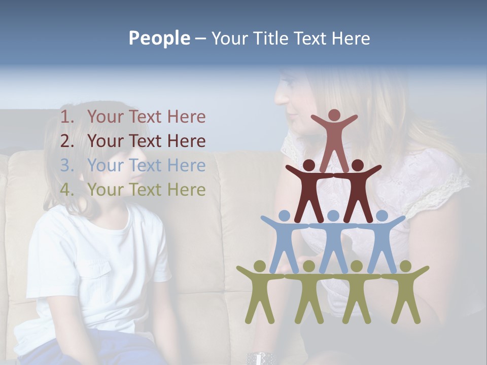 Person Boy Obedience PowerPoint Template