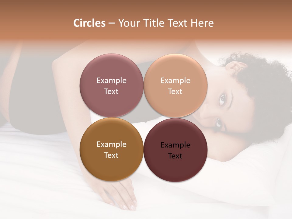 Healthy Touching Person PowerPoint Template