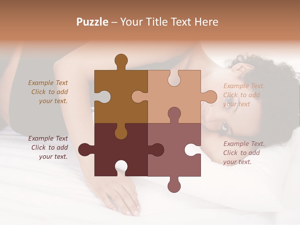 Healthy Touching Person PowerPoint Template