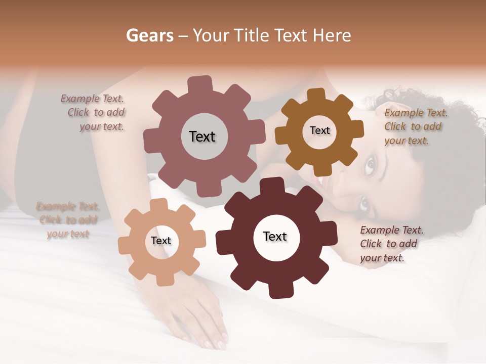 Healthy Touching Person PowerPoint Template