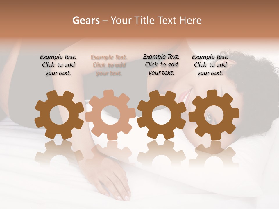 Healthy Touching Person PowerPoint Template