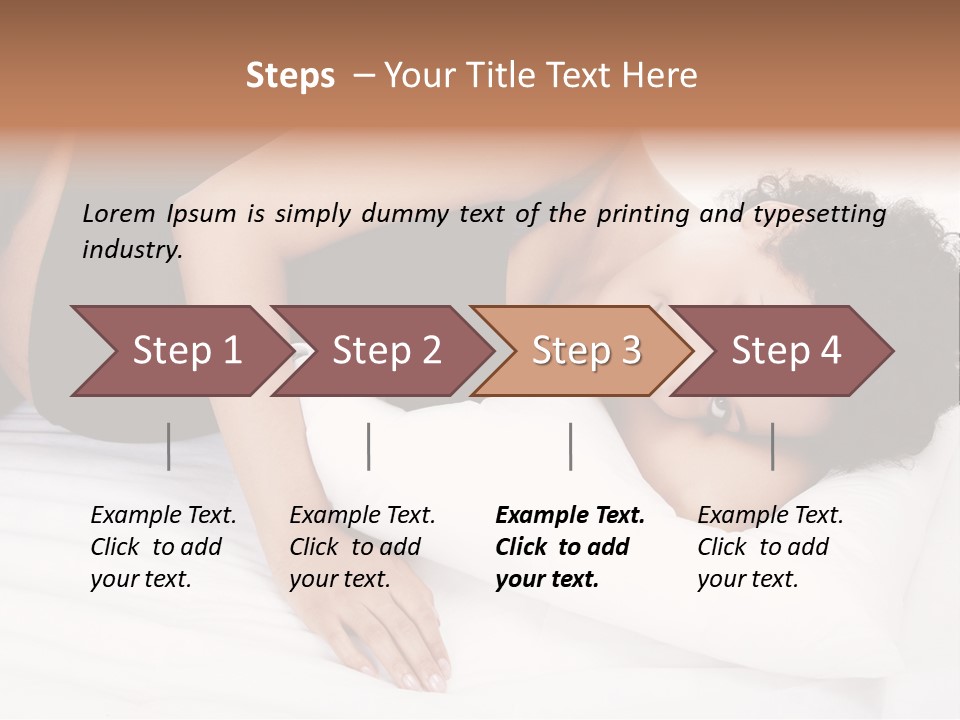 Healthy Touching Person PowerPoint Template
