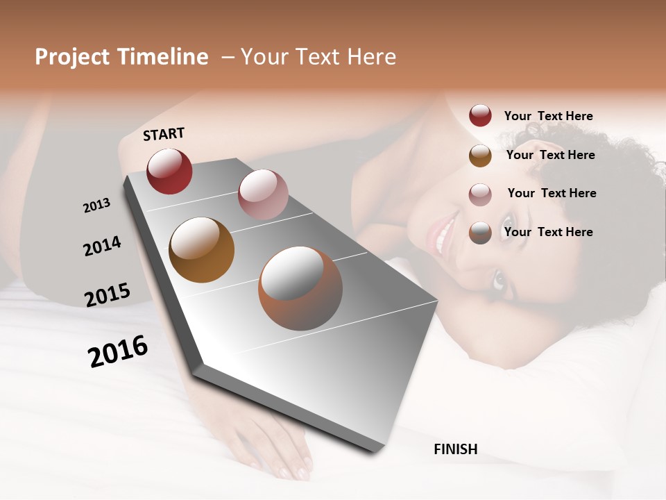Healthy Touching Person PowerPoint Template