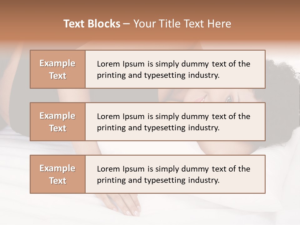 Healthy Touching Person PowerPoint Template