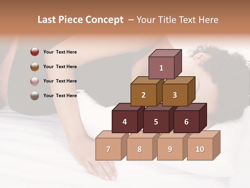 Healthy Touching Person PowerPoint Template