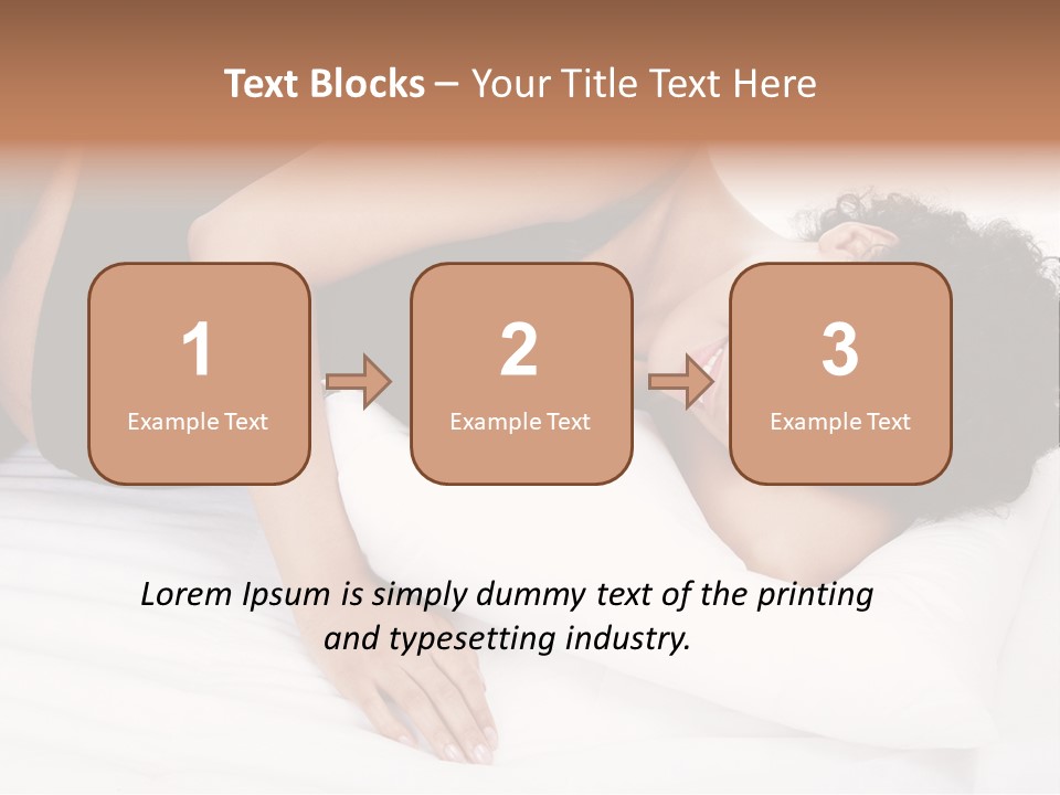 Healthy Touching Person PowerPoint Template