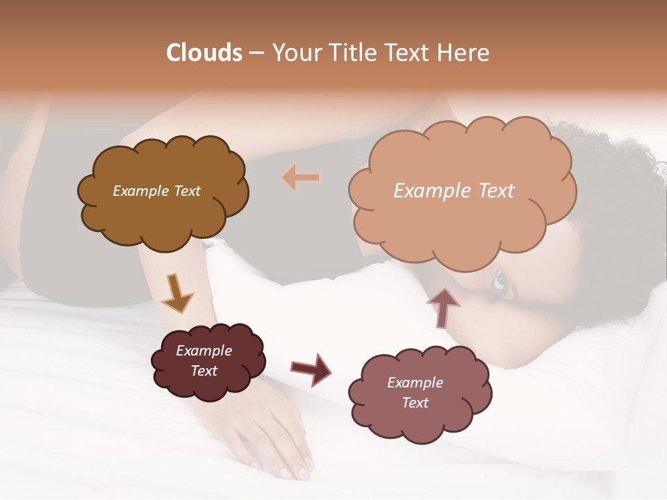 Healthy Touching Person PowerPoint Template
