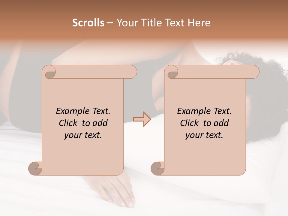 Healthy Touching Person PowerPoint Template
