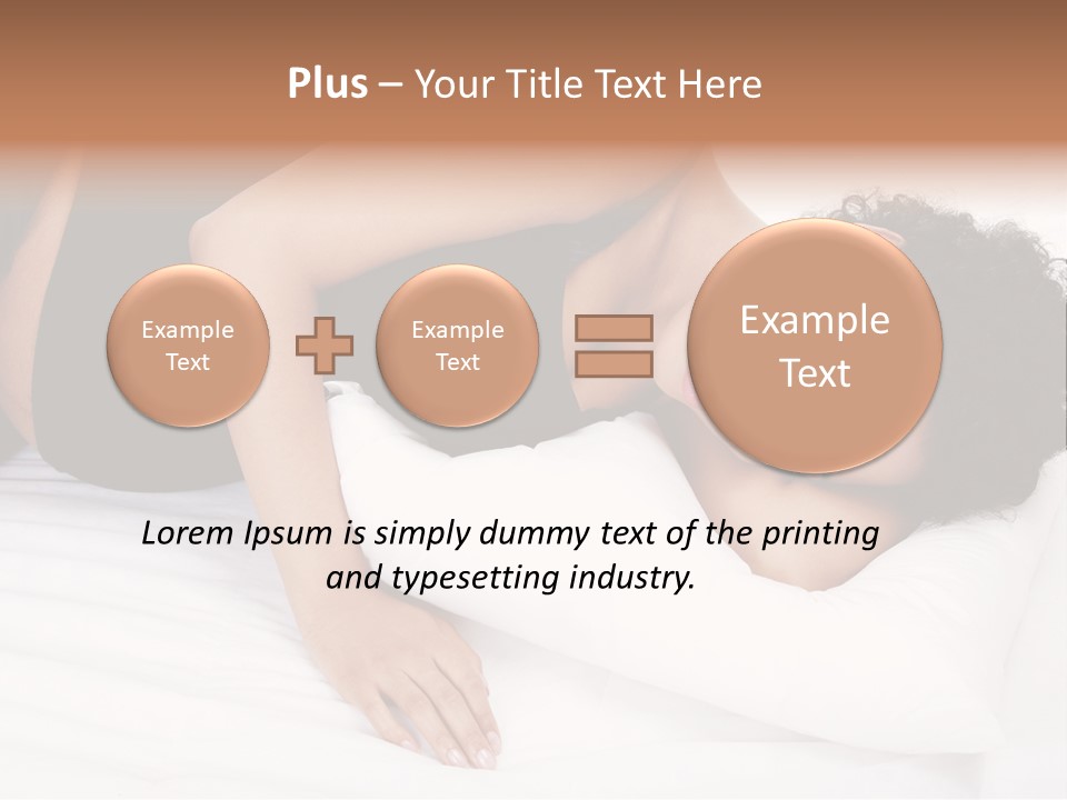 Healthy Touching Person PowerPoint Template