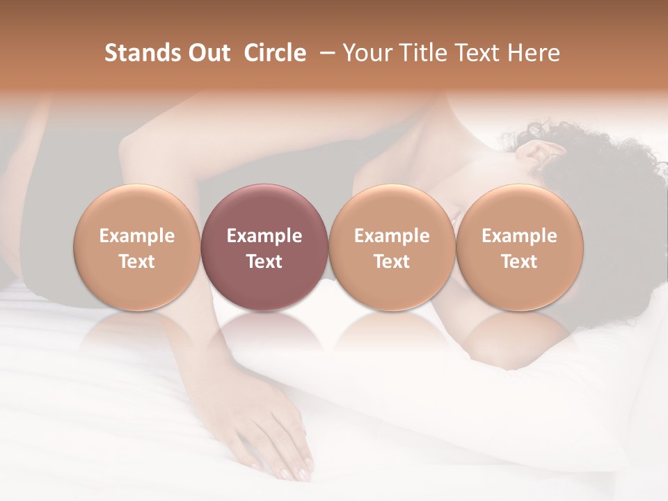 Healthy Touching Person PowerPoint Template