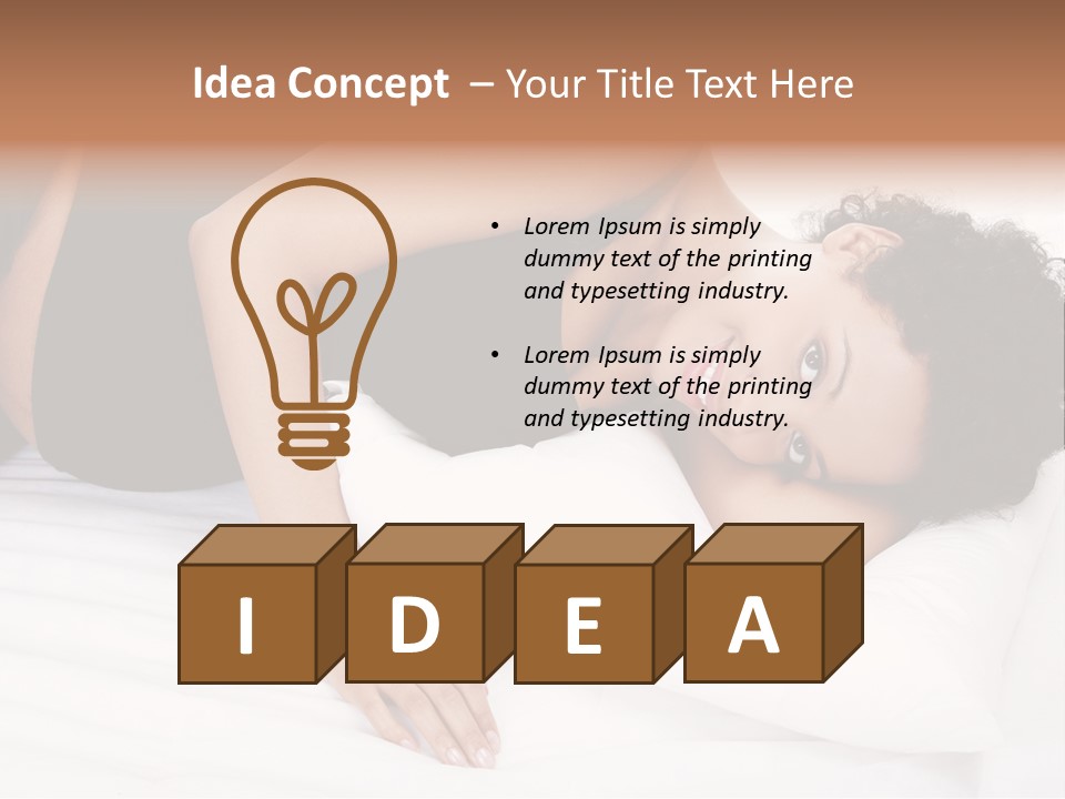 Healthy Touching Person PowerPoint Template