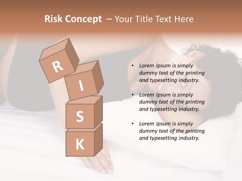 Healthy Touching Person PowerPoint Template