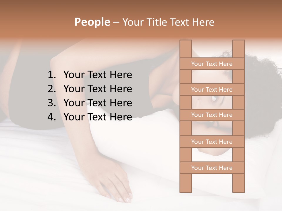 Healthy Touching Person PowerPoint Template
