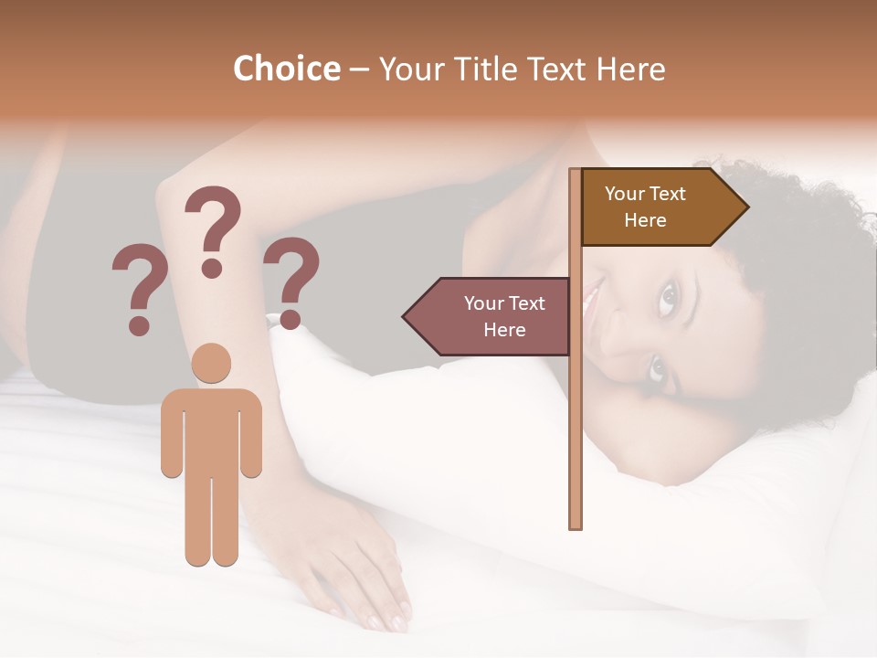 Healthy Touching Person PowerPoint Template