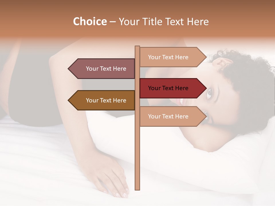 Healthy Touching Person PowerPoint Template