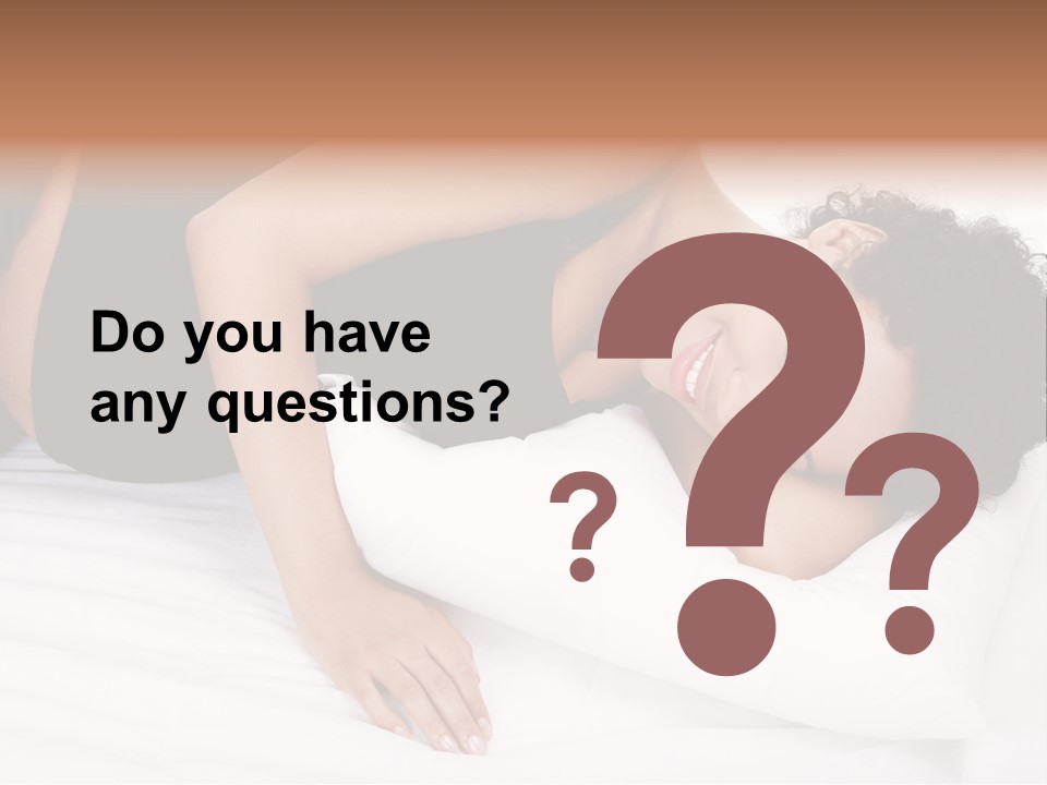 Healthy Touching Person PowerPoint Template