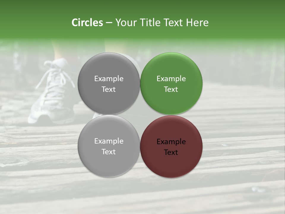 Activity Lake Sidewalk PowerPoint Template