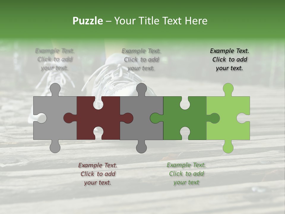 Activity Lake Sidewalk PowerPoint Template