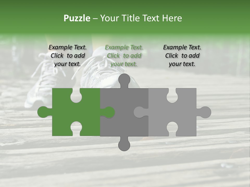 Activity Lake Sidewalk PowerPoint Template