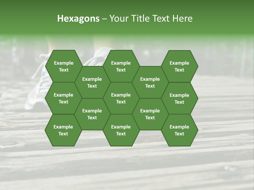 Activity Lake Sidewalk PowerPoint Template