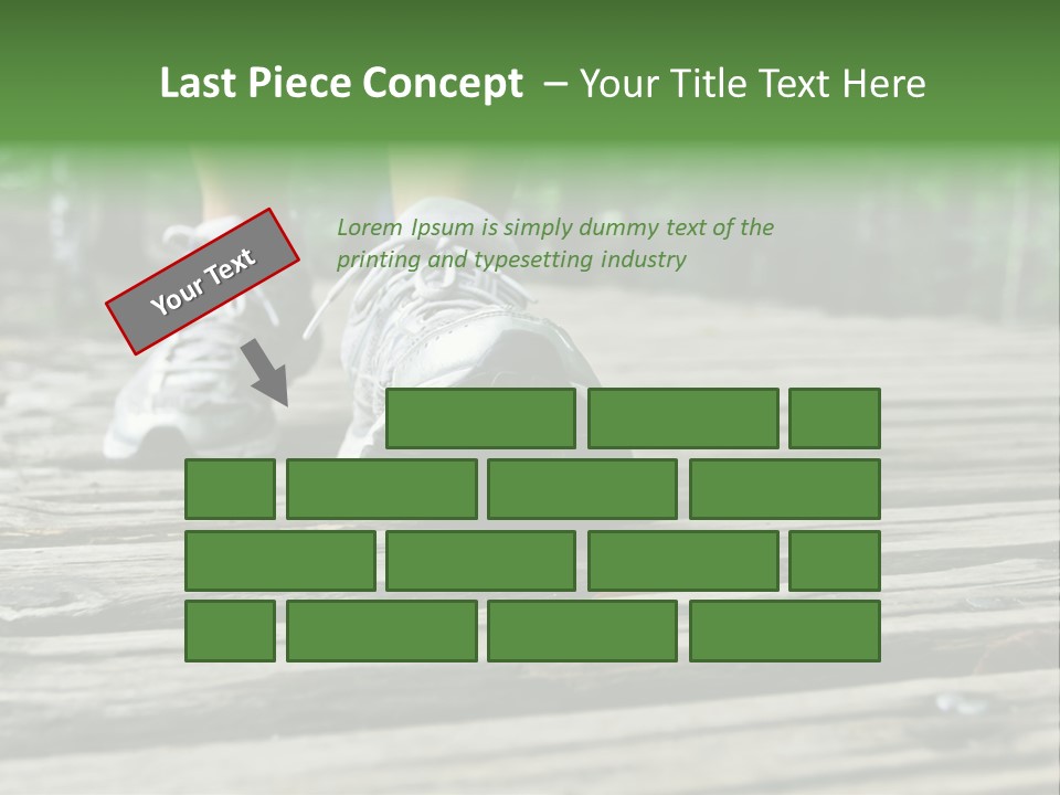 Activity Lake Sidewalk PowerPoint Template