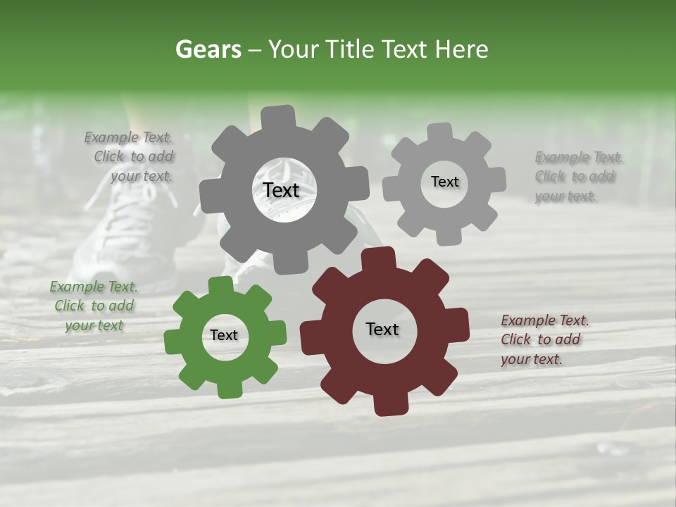 Activity Lake Sidewalk PowerPoint Template