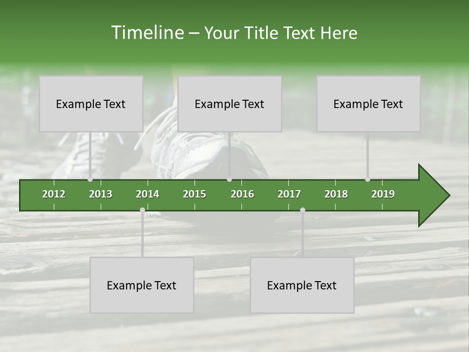 Activity Lake Sidewalk PowerPoint Template