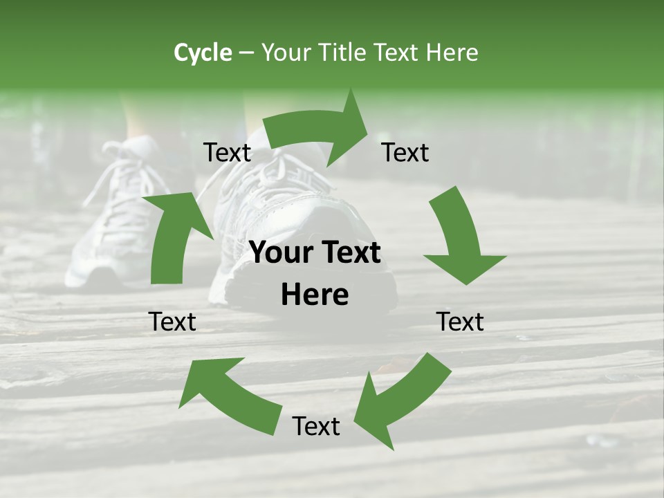 Activity Lake Sidewalk PowerPoint Template