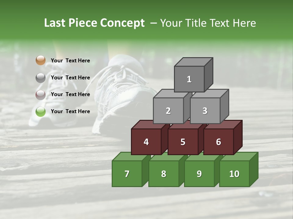 Activity Lake Sidewalk PowerPoint Template