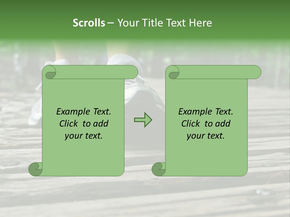Activity Lake Sidewalk PowerPoint Template