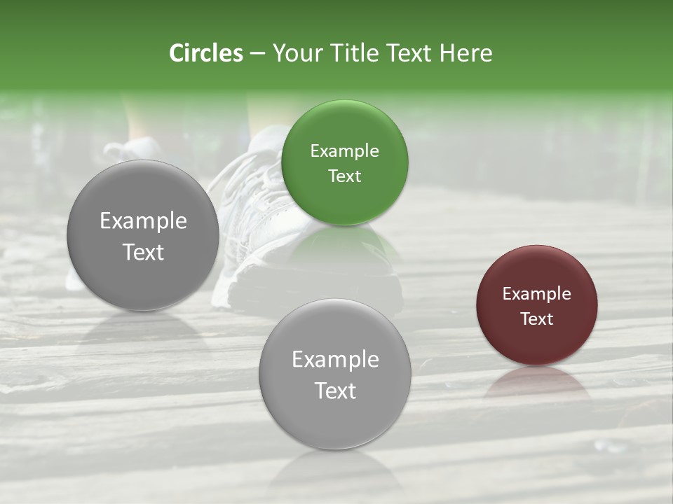 Activity Lake Sidewalk PowerPoint Template