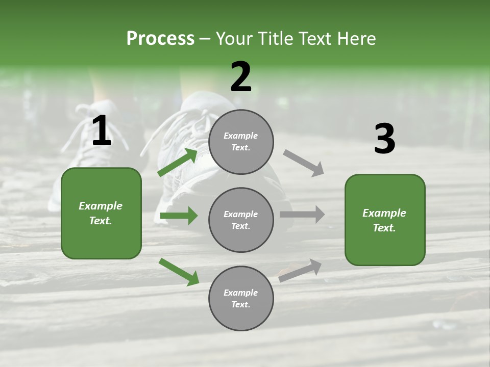 Activity Lake Sidewalk PowerPoint Template