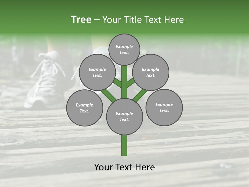 Activity Lake Sidewalk PowerPoint Template